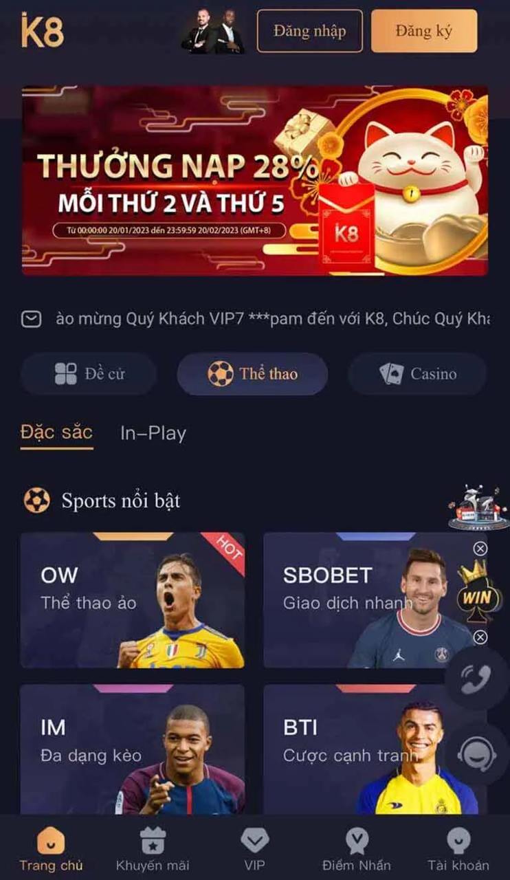 K8 - Trang cá cược uy tín số 1 Việt Nam