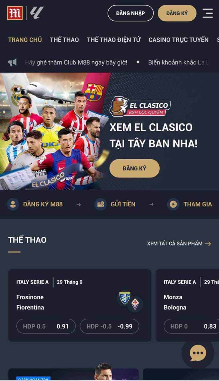 M88 - Web cá độ uy tín hàng đầu thế giới